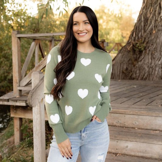 Fiona | Green Sweater