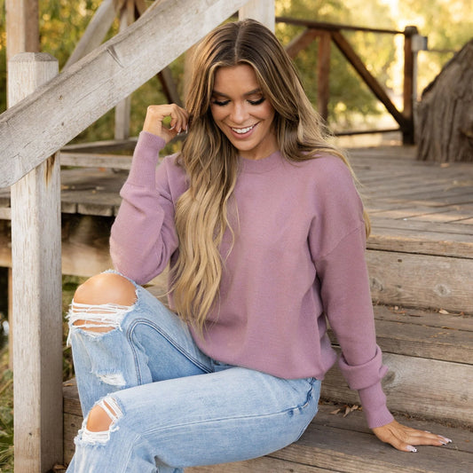 Cammie | Purple Sweater